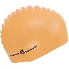 Шапочка для бассейна силиконовая для взрослых MADWAVE NEON M053502 (Оранжевый)
