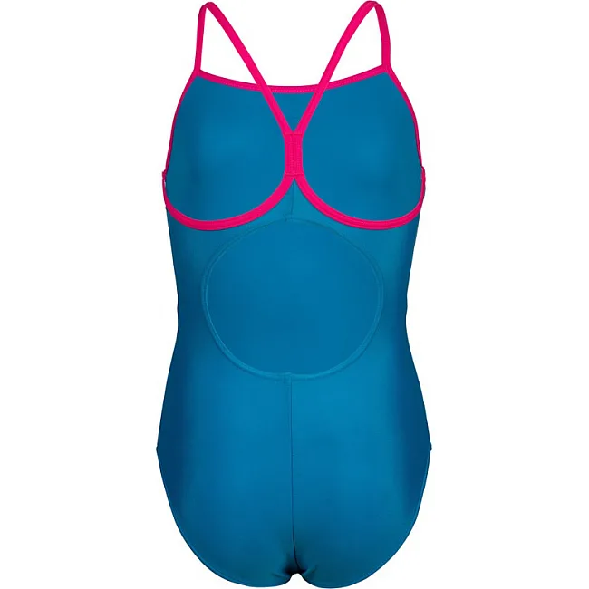Купальник детский Arena SWIMSUIT LIGHT DROP SOLID голубой, розовый