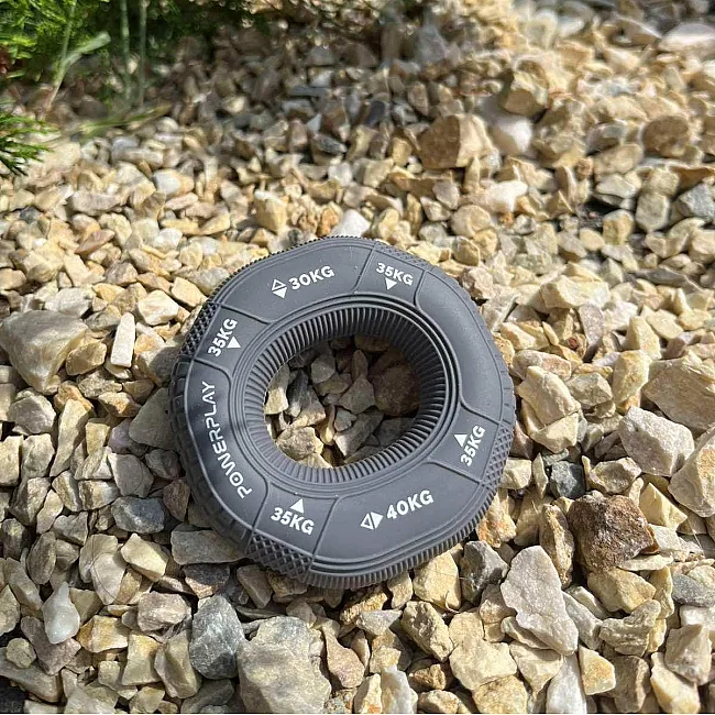 Эспандер кистевой силиконовый PowerPlay PP-4331 Large 30-35-40 кг. Серый