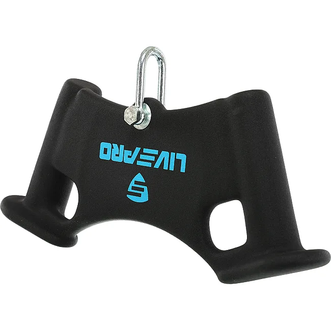 Рукоятка для тяги вниз c узким хватом Biceps grip нескользящее покрытие LiveUp LP8326