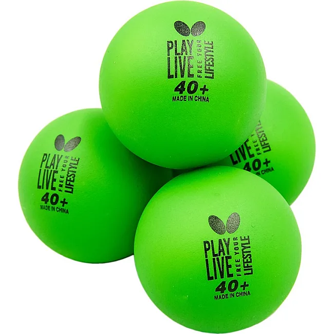 Мячи для настольного тенниса BUTTERFLY FREE YOUR LIFESTYLE 40+ 85215 6шт