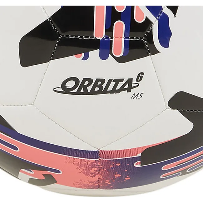 Мяч футбольный Puma Orbita 6 MS черный, белый, синий 5