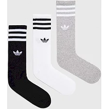 Носки Adidas HIGH CREW SOCK белый, серый, черный