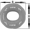 Эспандер кистевой силиконовый PowerPlay PP-4331 Large 30-35-40 кг. Серый