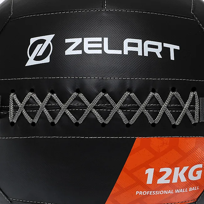 Мяч набивной медицинский для кроссфита WALL BALL ZELART
 TA-7822-12 вес-12кг