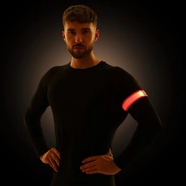 Слэп-браслет светоотражающий фликер с LED SEEYU 1P22 (Розовый)