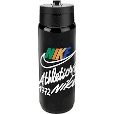Пляшка для води Nike TR RENEW RECHARGE STRAW BOTTLE 24OZ чорний, білий 709 мл