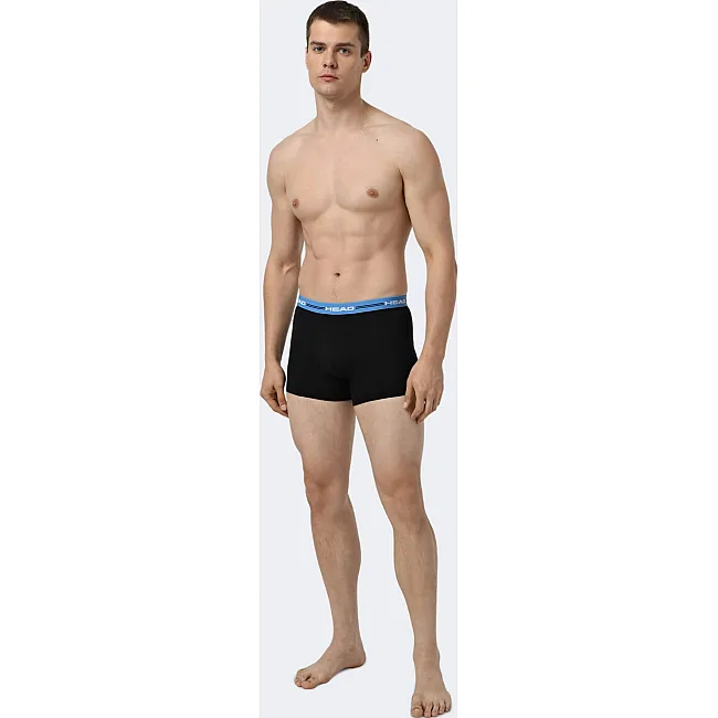 Трусы-боксеры Head MEN ELASTIC BOXER 2P черный, синий