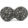 Массажный мяч двойной 7SPORTS EPP DuoBall (15*8см.) черно-белый