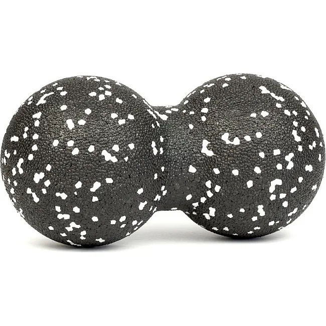Массажный мяч двойной 7SPORTS EPP DuoBall (15*8см.) черно-белый