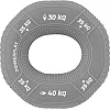 Эспандер кистевой силиконовый PowerPlay PP-4331 Large 30-35-40 кг. Серый