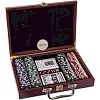 Уцінка! Набір для покеру в дерев'яному кейсі Poker game set SP-SPORT IG-6642 200 фішок