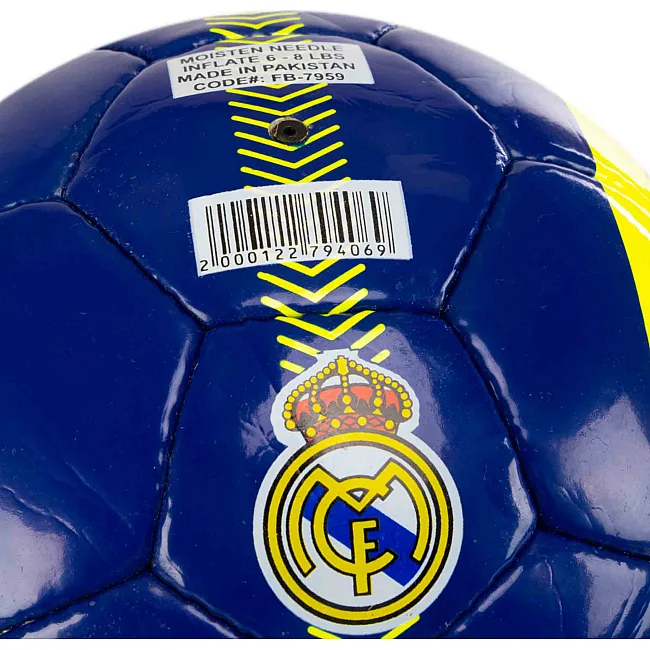 Футбольный мяч BALLONSTAR REAL MADRID CRYSTAL FB-7959 №5 PU-темно-синий