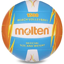 Мяч для пляжного волейбола MOLTEN Beach Volleyball 1500 V5B1500-CO-SH №5 PU