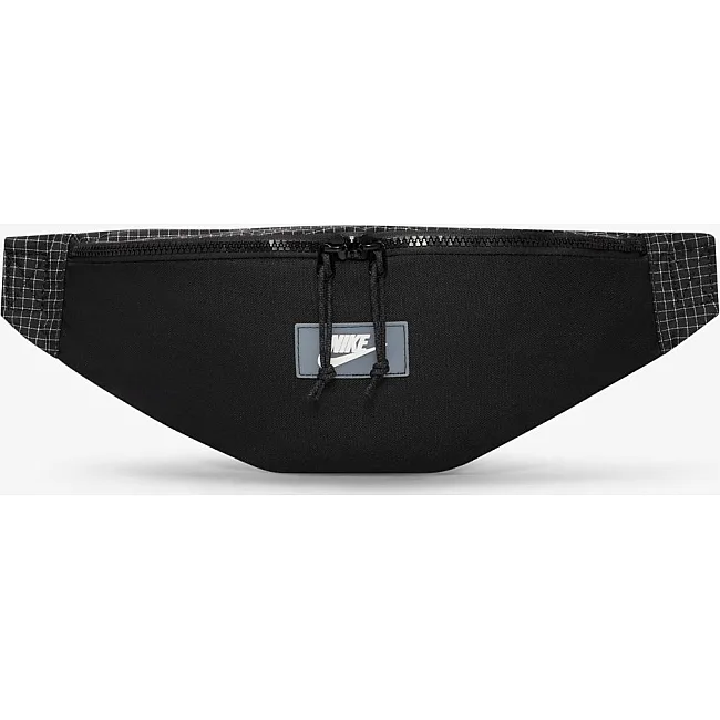Сумка на пояс Nike NK HERITAGE HIP PACK - TRL 3L чорний, сірий 35x15x5 см