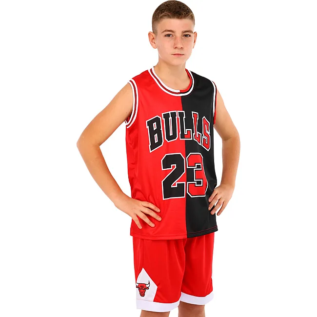 Детская баскетбольная форма
 NBA клуб Chicago Bulls 23 BA-6648 (Красный-черный)
