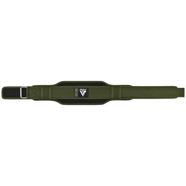 Пояс для тяжелой атлетики RDX RX5 Double Belt неопреновый Army Green