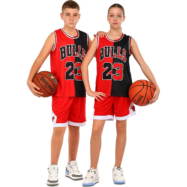 Детская баскетбольная форма
 NBA клуб Chicago Bulls 23 BA-6648 (Красный-черный)