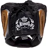 Тренировочный шлем для бокса кожа TOP KING Empower TKHGEM-01 (Черный-серебряный)