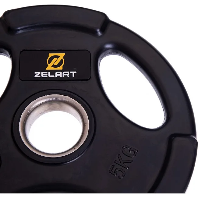 Блин для штанги обрезиненный
 ZELART
 TA-2673-5 51мм 5кг