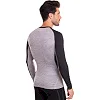 Лонгслив компрессионный спортивный LIDONG LD-1005 (Черный-серый)