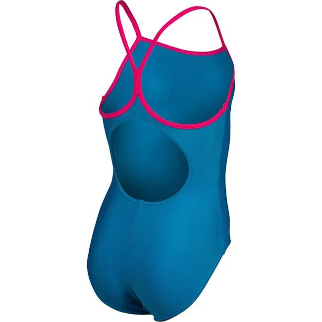 Купальник детский Arena SWIMSUIT LIGHT DROP SOLID голубой, розовый