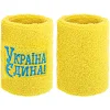 Спортивный напульсник
 впитывающий влагу УКРАЇНА Єдина BC-9279 1шт (Белый)
