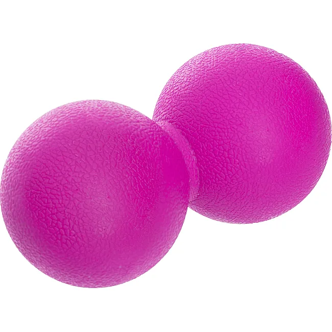 Мяч массажный двойной для МФР и самомассажа Duoball SP-PLANETA
 FI-6909 ø11см (Розовый)