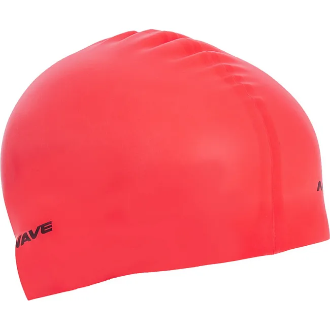 Шапочка для бассейна силиконовая для взрослых MADWAVE NEON M053502 (Оранжевый)