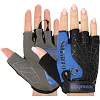 Тренировочные перчатки для фитнеса HARD TOUCH FG-9525 (Черный-синий)