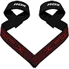Лямки для тяги RDX S4 Gym Cotton Gel Straps Black Plus