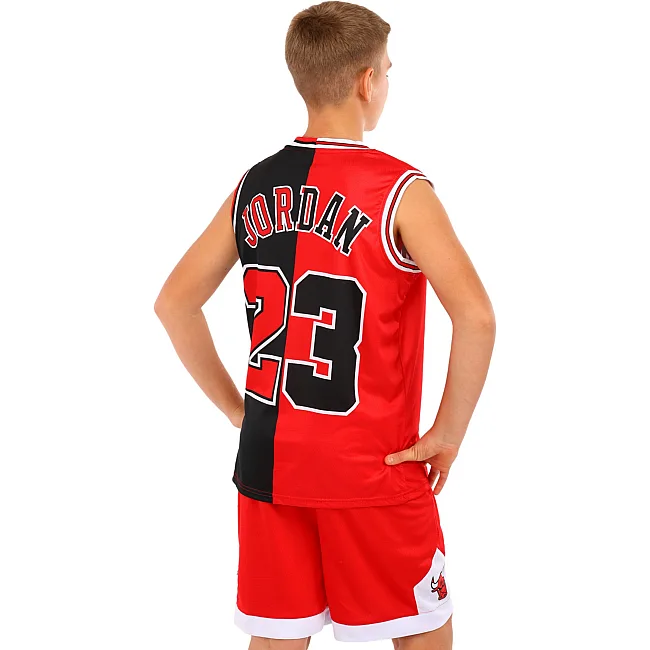 Детская баскетбольная форма
 NBA клуб Chicago Bulls 23 BA-6648 (Красный-черный)