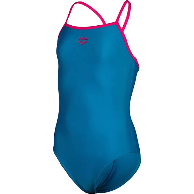 Купальник детский Arena SWIMSUIT LIGHT DROP SOLID голубой, розовый