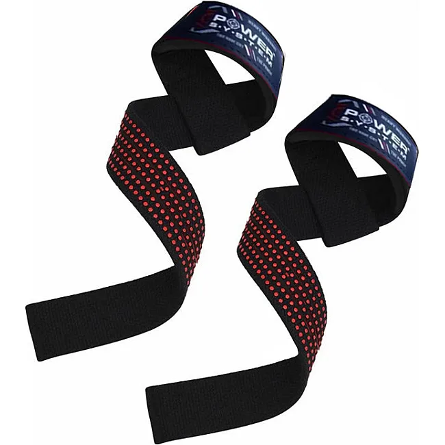 Ламки для тяги POWER SYSTEM PS-3430 XTR-Grip Straps Black/Red