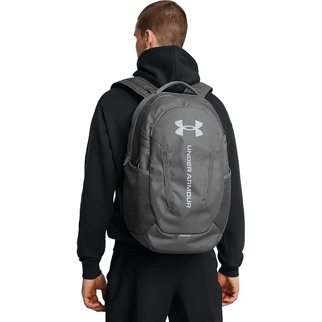 Спортивный рюкзак UNDER ARMOUR Hustle 6.0 29L серый 51х32х17 см