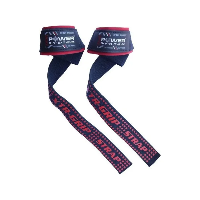 Ламки для тяги POWER SYSTEM PS-3430 XTR-Grip Straps Black/Red