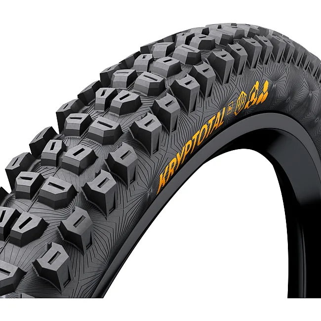 Бескамерная покрышка CONTINENTAL Kryptotal-R Downhill SuperSoft 29 x 2.40 черная складная skin