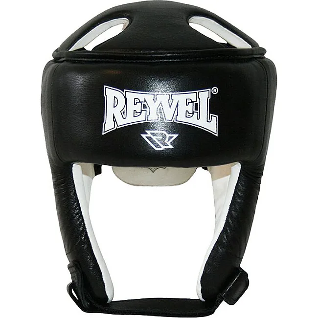 Боксерский шлем Reyvel с верхом (кожа+кожзам)