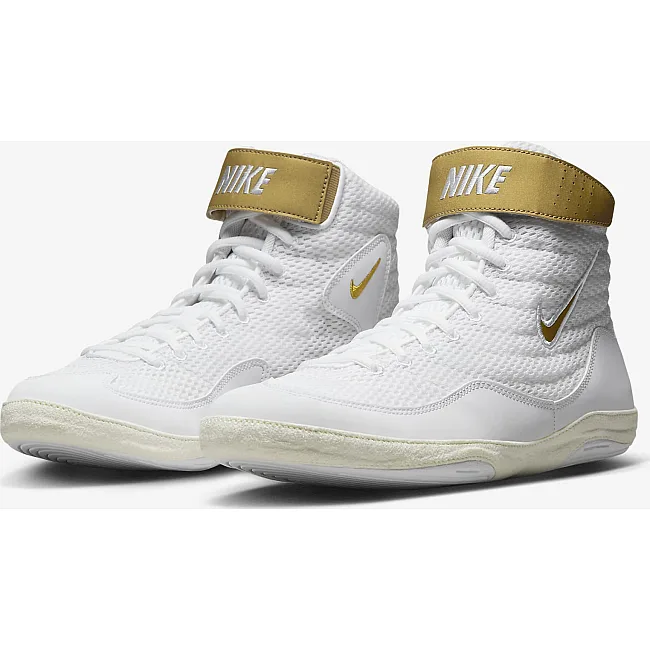 Борцовки NIKE Inflict White Metallic Gold