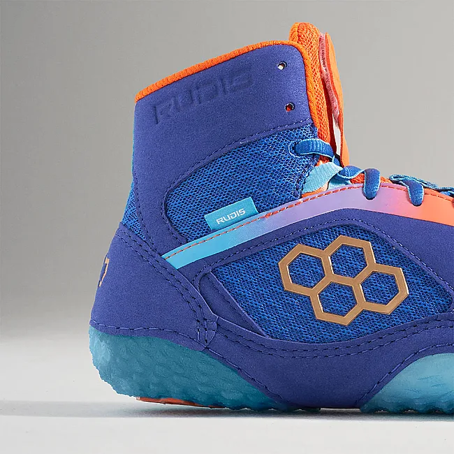 Детские борцовки RUDIS Alpha 2.0 Jordan Burroughs Edition Youth United Navy