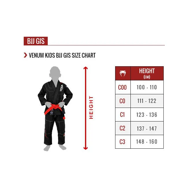 Детское кимоно для джиу-джитсу Venum Contender