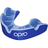Капа для бокса для детей OPRO Self-fit GEN5 Youth Silver Dark Blue & Blue