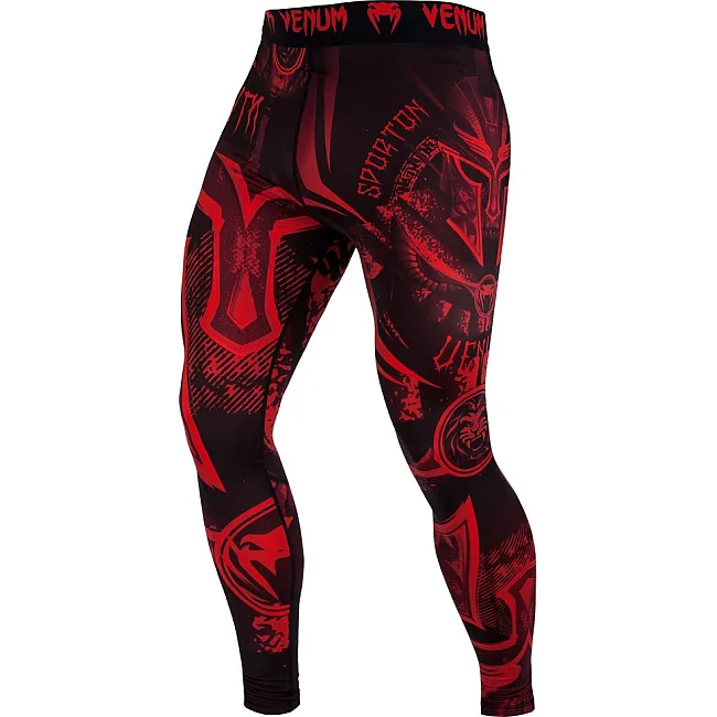 Компрессионные штаны VENUM Gladiator 3.0 Black Red