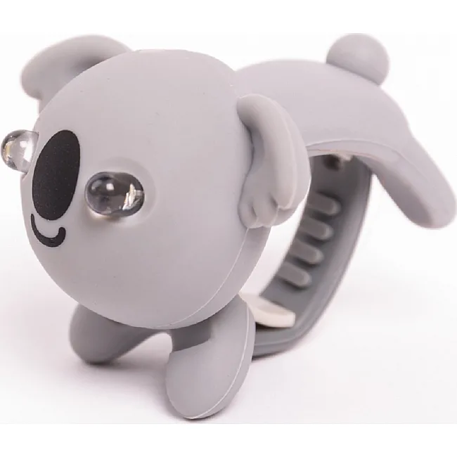 Мигалка для детского велосипеда ZOONIMAL Коала, LED, на руль. Свечение: Белый