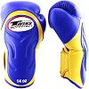 Перчатки для бокса TWINS Velcro Extra Design BGVL6 Gold Blue