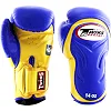 Перчатки для бокса TWINS Velcro Extra Design BGVL6 Gold Blue