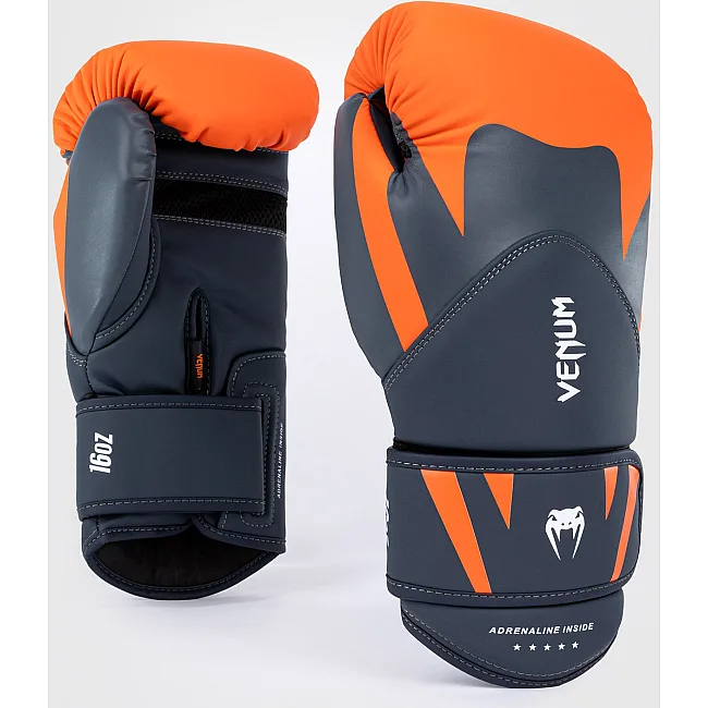 Перчатки для бокса VENUM Challenger 4.0 Orange Navy Blue