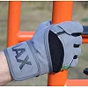 Рукавиці для фітнесу MADMAX MFG-860 Wild Grey/Green