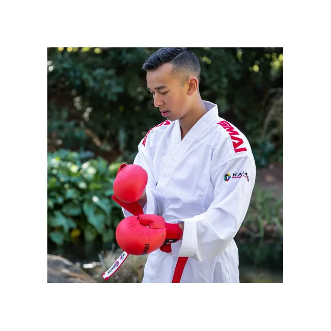Перчатки для карате Smai (с защитой большого пальца) с лицензией WKF