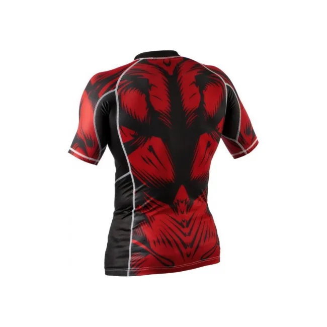 Рашгард Peresvit Beast Silver Force Rashguard Short Sleeve Red